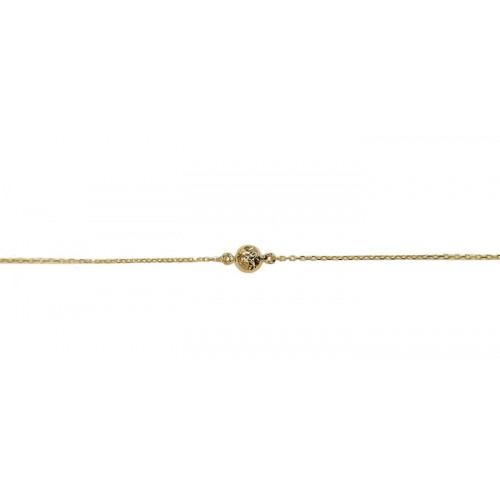 Gold bracelet 10kt, AR60-24